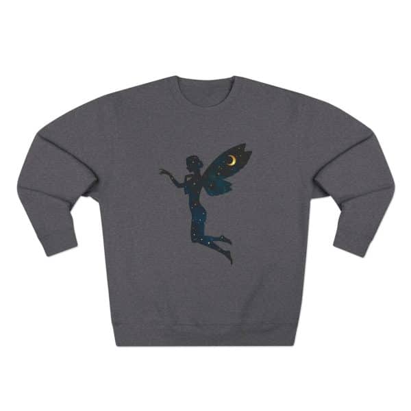Celestial Fairy Unisex Crewneck Sweatshirt - Dreamy Night Sky Design - Image 5