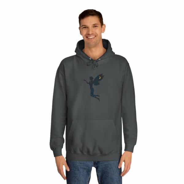 Fairy Design Unisex College Hoodie - Dreamy and Unique Campus Wear - Image 27