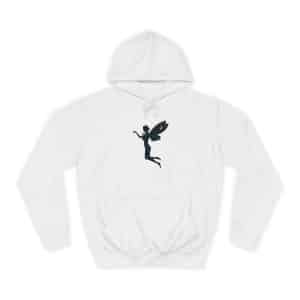 Fairy Design Unisex College Hoodie - Dreamy and Unique Campus Wear