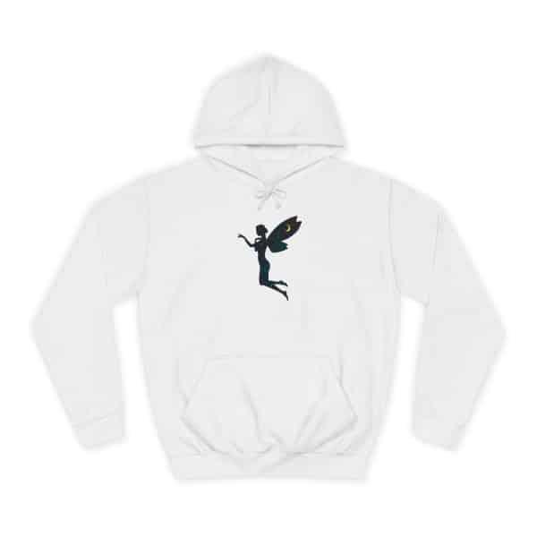 Fairy Design Unisex College Hoodie - Dreamy and Unique Campus Wear
