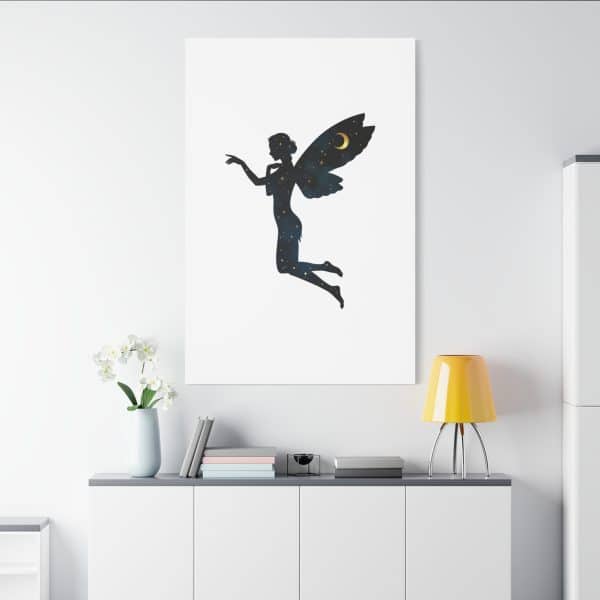 Enchanting Fairy Canvas Wall Art - Celestial Night Design - Image 115