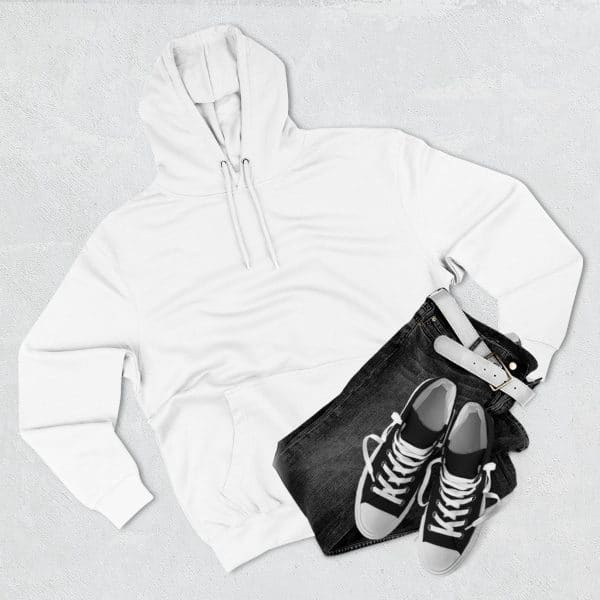 Fairy Wings Three-Panel Fleece Hoodie for Cozy Comfort - Image 3