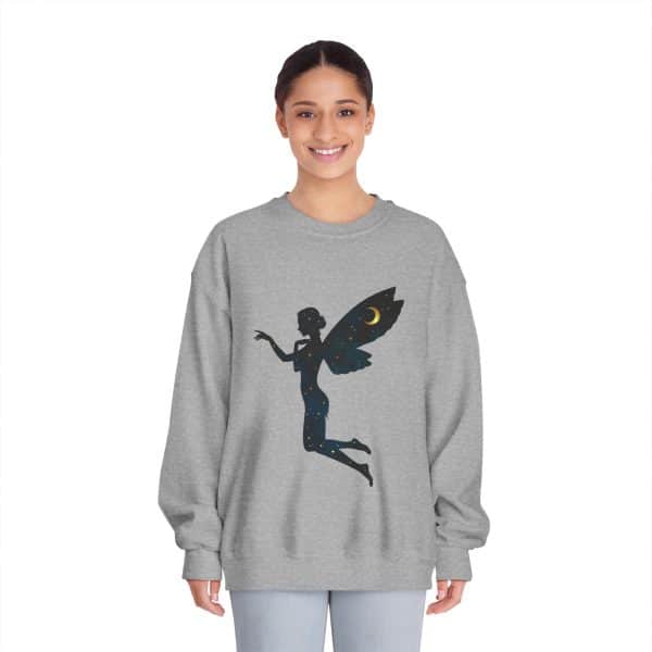 Celestial Fairy Unisex DryBlend® Crewneck Sweatshirt - Image 15