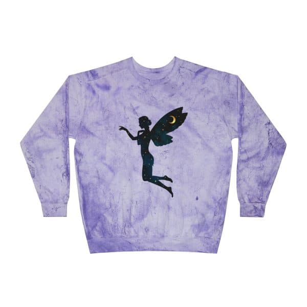 Celestial Fairy Unisex Color Blast Crewneck Sweatshirt - Image 17