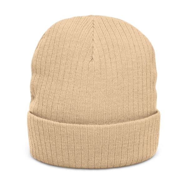 Celestial Fairy Cozy Ribbed Knit Beanie with Embroidery - Perfect for Winter and Outdoor Adventures - Image 4