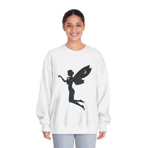 Celestial Fairy Unisex DryBlend® Crewneck Sweatshirt - Image 3