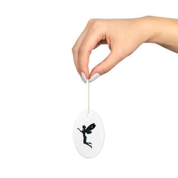 Enchanting Fairy Ceramic Ornaments – Two-Sided Holiday Decor - Image 9