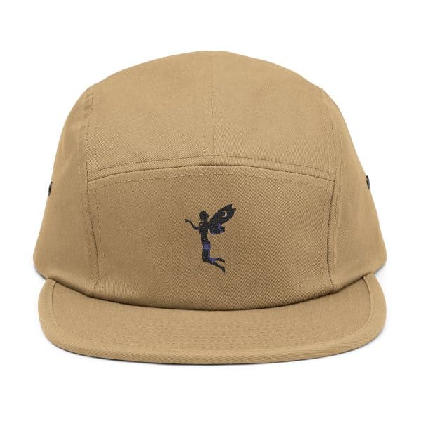 Whimsical Fairy 5 Panel Cap, Embroidered Cap, Casual Hat, Outdoor Gear, Unique Fashion Accessory, Summer Festival Hat