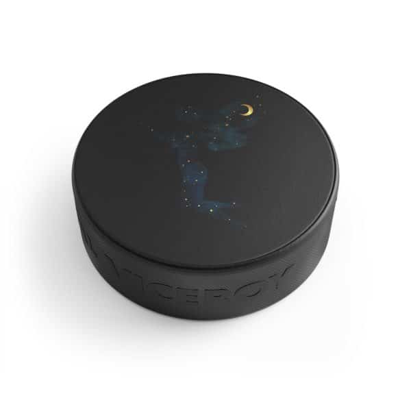 Celestial Fairy Hockey Puck – Unique Starry Design for Ice Hockey Fans - Image 2
