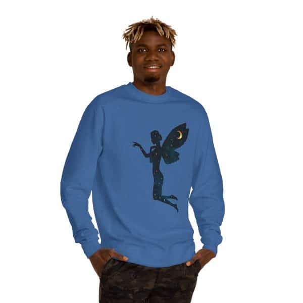 Celestial Fairy Unisex Crew Neck Sweatshirt - Magical Night Vibes - Image 27