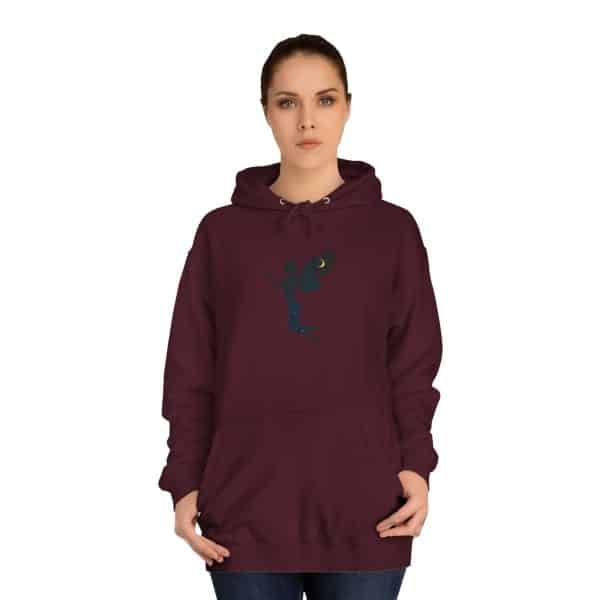 Fairy Design Unisex College Hoodie - Dreamy and Unique Campus Wear - Image 68
