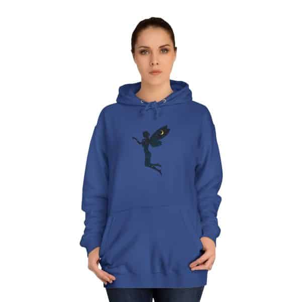 Fairy Design Unisex College Hoodie - Dreamy and Unique Campus Wear - Image 44