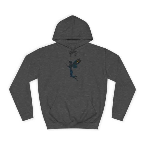 Fairy Design Unisex College Hoodie - Dreamy and Unique Campus Wear - Image 49