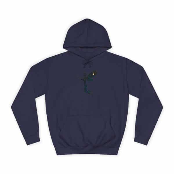 Fairy Design Unisex College Hoodie - Dreamy and Unique Campus Wear - Image 45
