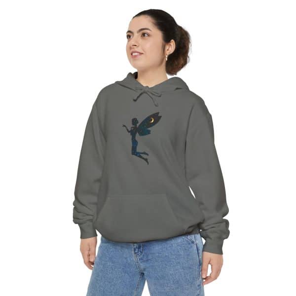 Whimsical Fairy Unisex Garment-Dyed Hoodie - Image 11