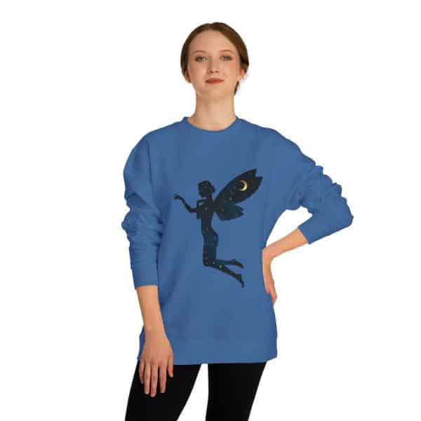 Celestial Fairy Unisex Crew Neck Sweatshirt - Magical Night Vibes - Image 28