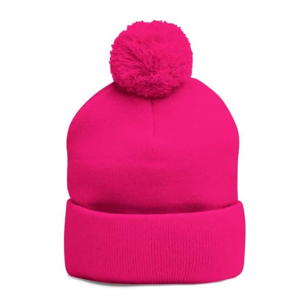 Celestial Fairy Cozy Pom-Pom Knit Cap with Embroidered Design - Image 22