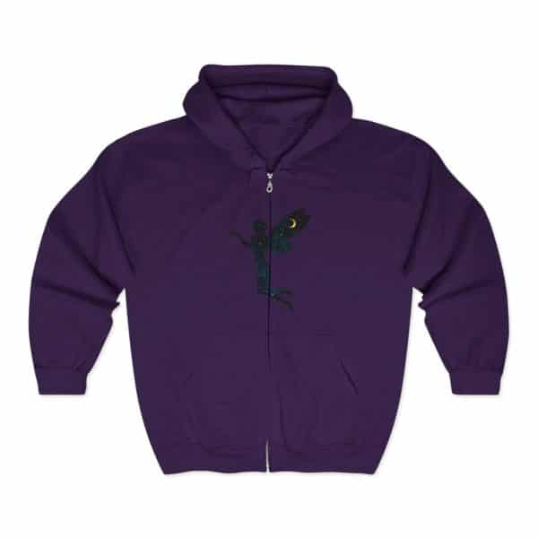 Fairy Design Unisex Zip Hoodie – Cozy Hooded Sweatshirt for Fantasy Lovers - Image 25