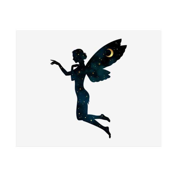 Mystical Fairy Unframed Poster - Celestial Wall Art