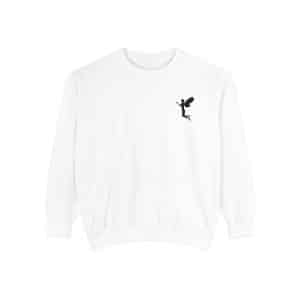 Fairy-Inspired Unisex Garment-Dyed Sweatshirt – Cozy and Playful Style