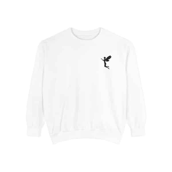 Fairy-Inspired Unisex Garment-Dyed Sweatshirt – Cozy and Playful Style