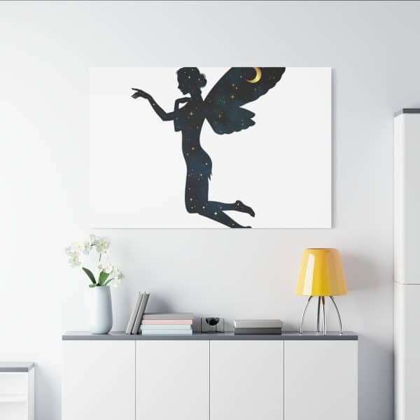 Enchanting Fairy Canvas Wall Art - Celestial Night Design - Image 119