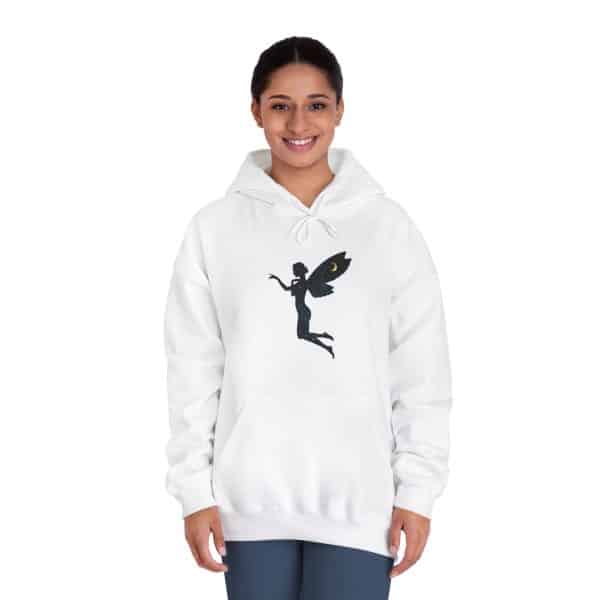 Fairy Wings Unisex Hooded Sweatshirt - Cozy & Magical Apparel - Image 4
