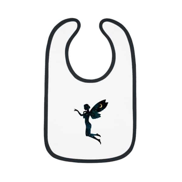 Celestial Fairy Baby Contrast Trim Jersey Bib