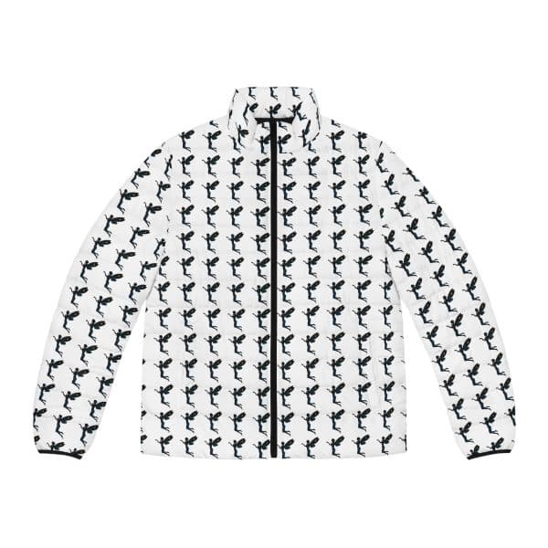 Celestial Fairy Stylish Men's Puffer Jacket with Unique Pattern - Perfect for Casual and Outdoor Wear - Image 5