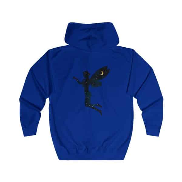 Celestial Fairy Unisex Full Zip Hoodie - Magical Night Sky Design - Image 16