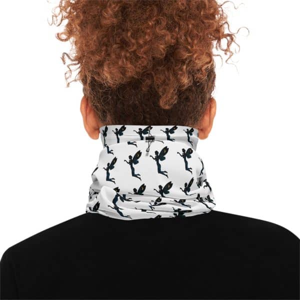 Celestial Fairy Winter Neck Gaiter With Drawstring - Image 4