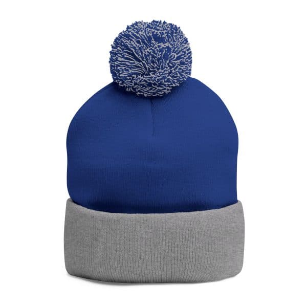 Celestial Fairy Cozy Pom-Pom Knit Cap with Embroidered Design - Image 4