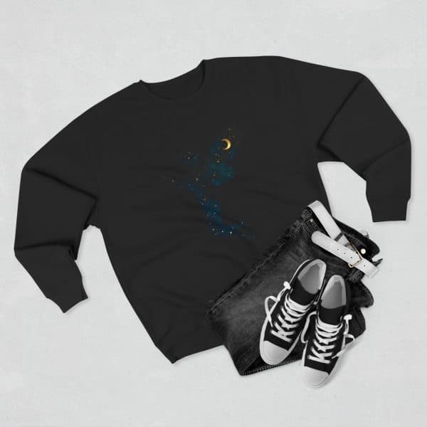 Celestial Fairy Unisex Crewneck Sweatshirt - Dreamy Night Sky Design - Image 11