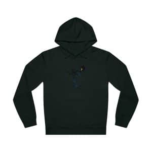 Cosmic Drummer Unisex Hoodie - Perfect Gift for Musicians and Music Lovers