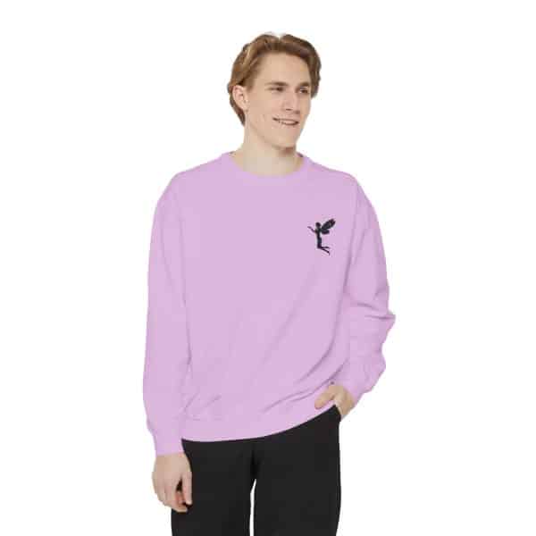 Fairy-Inspired Unisex Garment-Dyed Sweatshirt – Cozy and Playful Style - Image 47