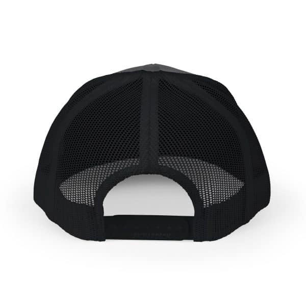 Celestial Fairy Stylish Black & White Snapback Trucker Cap with Embroidery - Image 18