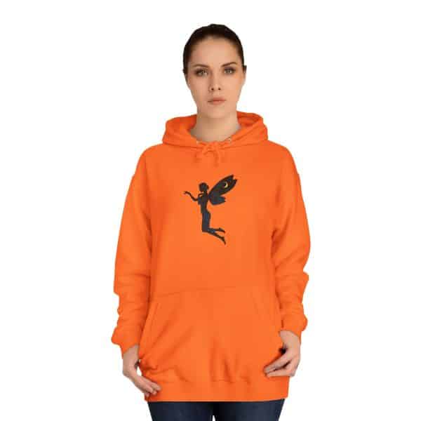 Fairy Design Unisex College Hoodie - Dreamy and Unique Campus Wear - Image 12