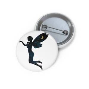 Magical Fairy Custom Pin Buttons - Celestial Design