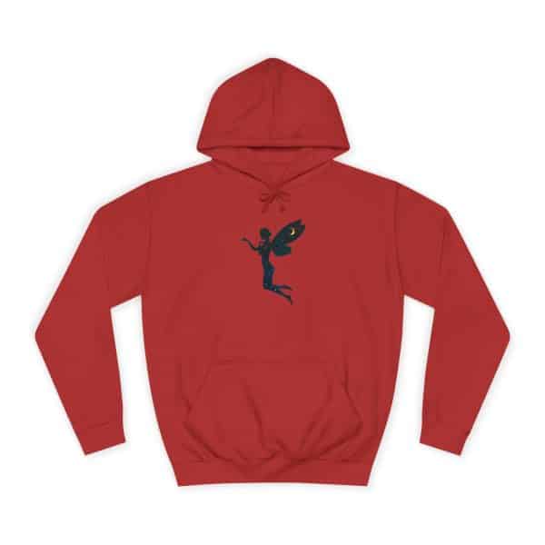 Fairy Design Unisex College Hoodie - Dreamy and Unique Campus Wear - Image 69