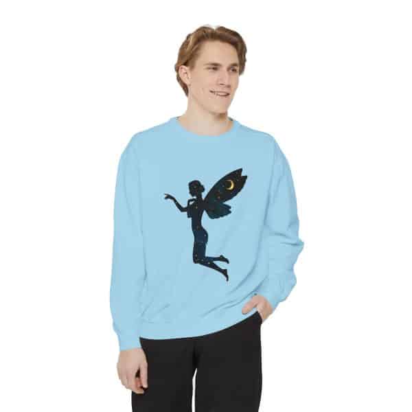 Celestial Fairy Unisex Garment-Dyed Sweatshirt - Cozy and Dreamy Style - Image 47