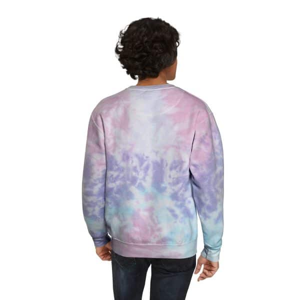 Celestial Fairy Unisex Tie-Dye Sweatshirt - Image 8