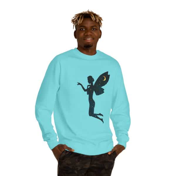 Celestial Fairy Unisex Crew Neck Sweatshirt - Magical Night Vibes - Image 23