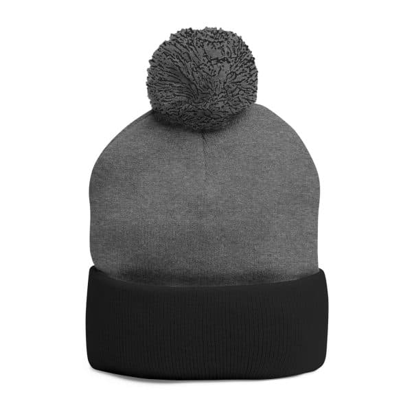 Celestial Fairy Cozy Pom-Pom Knit Cap with Embroidered Design - Image 10
