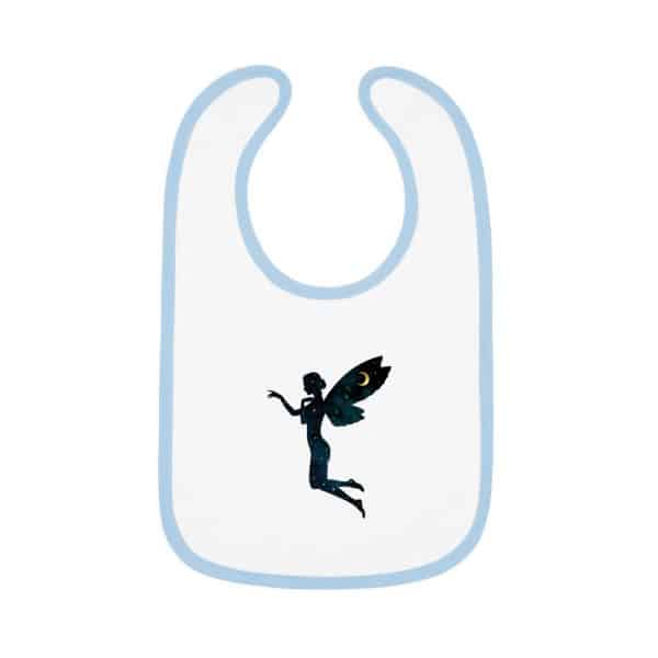 Celestial Fairy Baby Contrast Trim Jersey Bib - Image 4