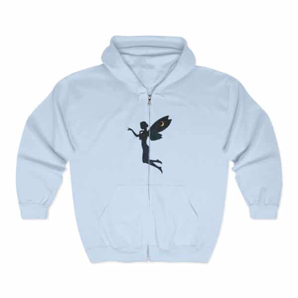 Fairy Design Unisex Zip Hoodie – Cozy Hooded Sweatshirt for Fantasy Lovers - Image 19