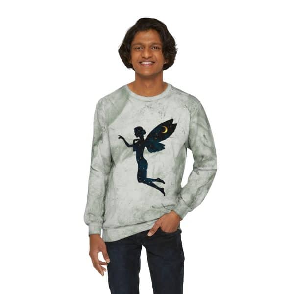 Celestial Fairy Unisex Color Blast Crewneck Sweatshirt - Image 11