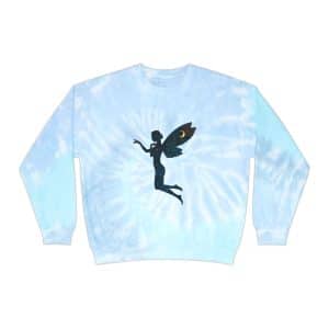 Celestial Fairy Unisex Tie-Dye Sweatshirt