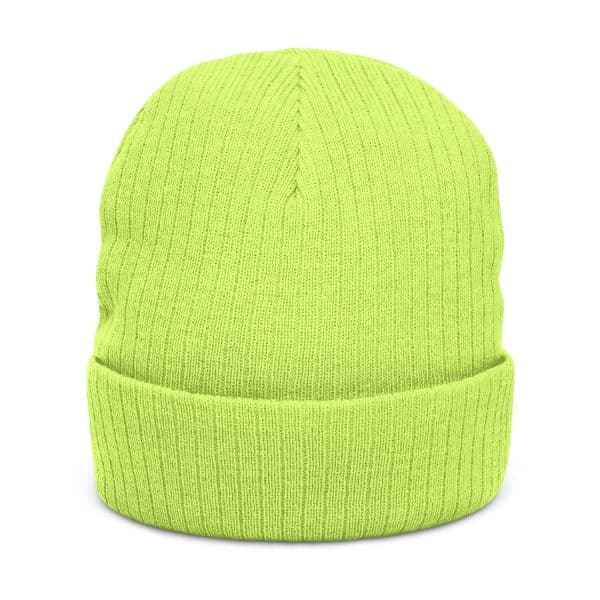 Celestial Fairy Cozy Ribbed Knit Beanie with Embroidery - Perfect for Winter and Outdoor Adventures - Image 10