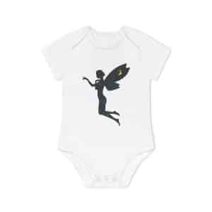 Celestial Fairy Baby Organic Short Sleeve Bodysuit