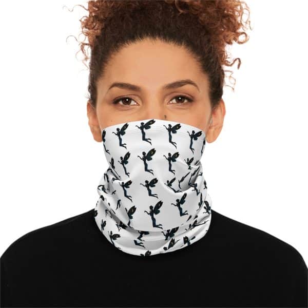 Celestial Fairy Winter Neck Gaiter With Drawstring - Image 3